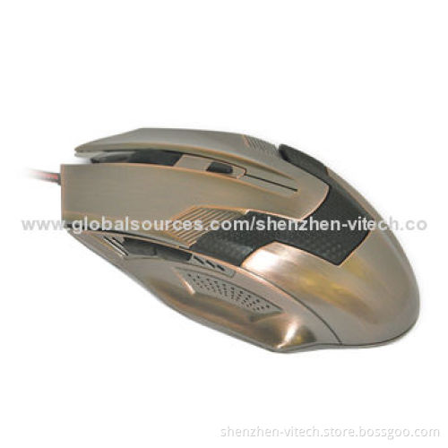 Hot-selling Cool Wired Gaming Mouse for Professional Games, 1,000-1,600dpi ResolutionNew